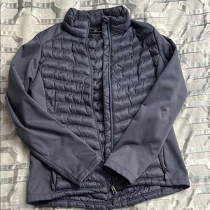 32 Heat Lightweight Quilted Navy/gray Jacket